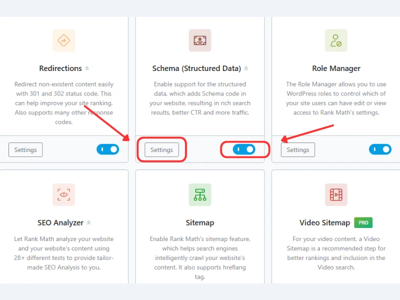 تفعيل واضافة سكيما