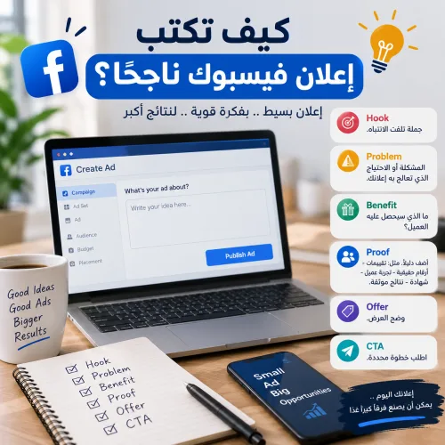 كيف تكتب إعلان فيسبوك ناجح كيف تكتب إعلان فيسبوك ناجحًا؟