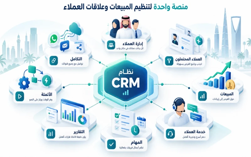 نظام CRM السعودية نظام CRM في السعودية
