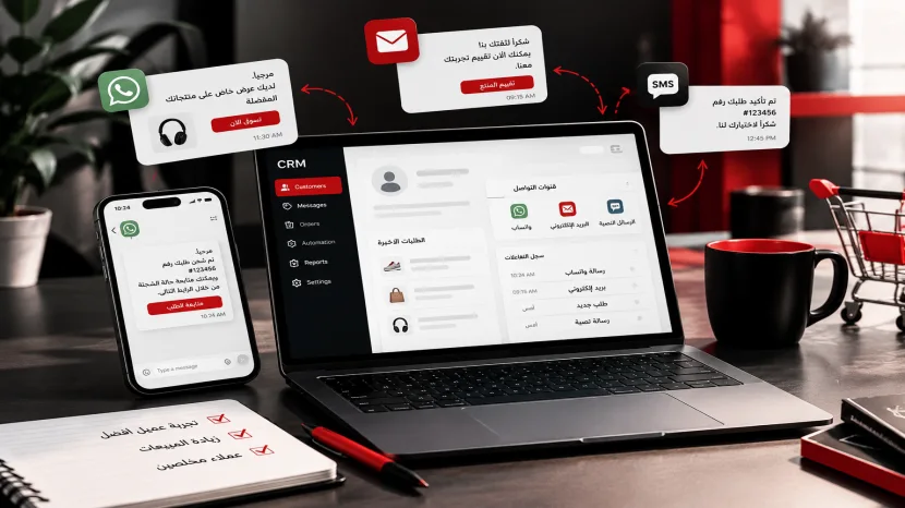 CRM لمتجر إلكتروني نظام CRM للمتجر الإلكتروني